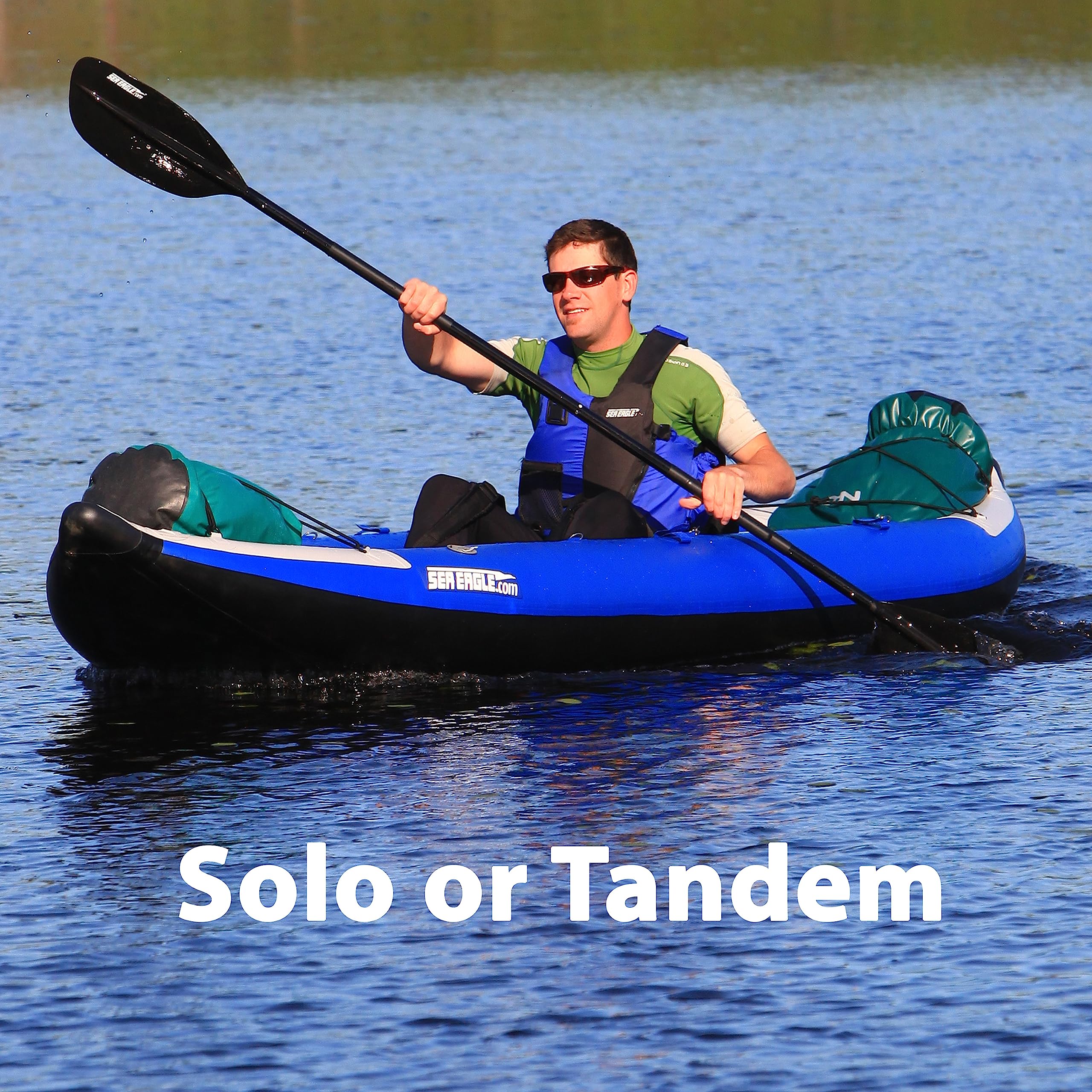 Sea Eagle 380X 12’6″ Explorer Inflatable Kayak – Self-Bailing, Drop-Stitch Floor, Removable Skeg, Whitewater & Touring - Image 38