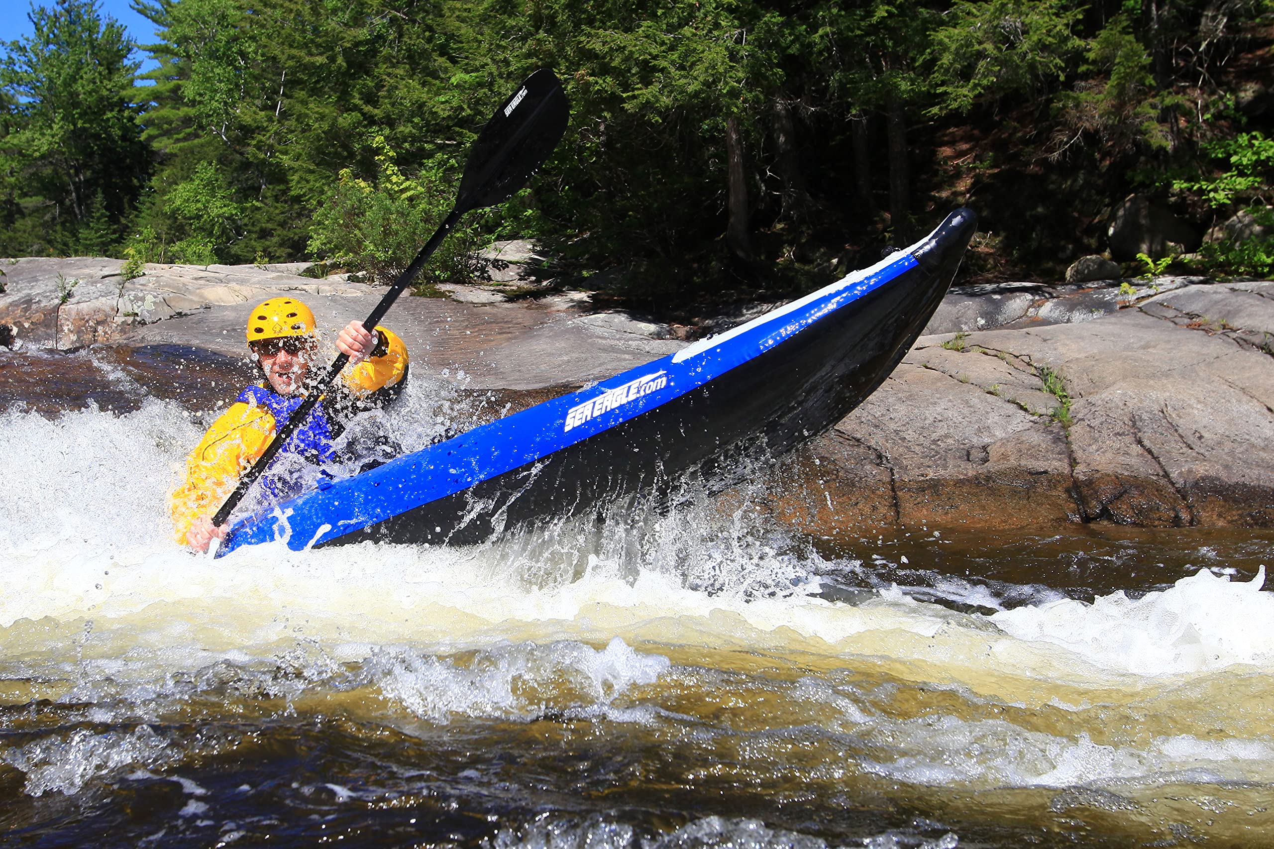 Sea Eagle 380X 12’6″ Explorer Inflatable Kayak – Self-Bailing, Drop-Stitch Floor, Removable Skeg, Whitewater & Touring - Image 8