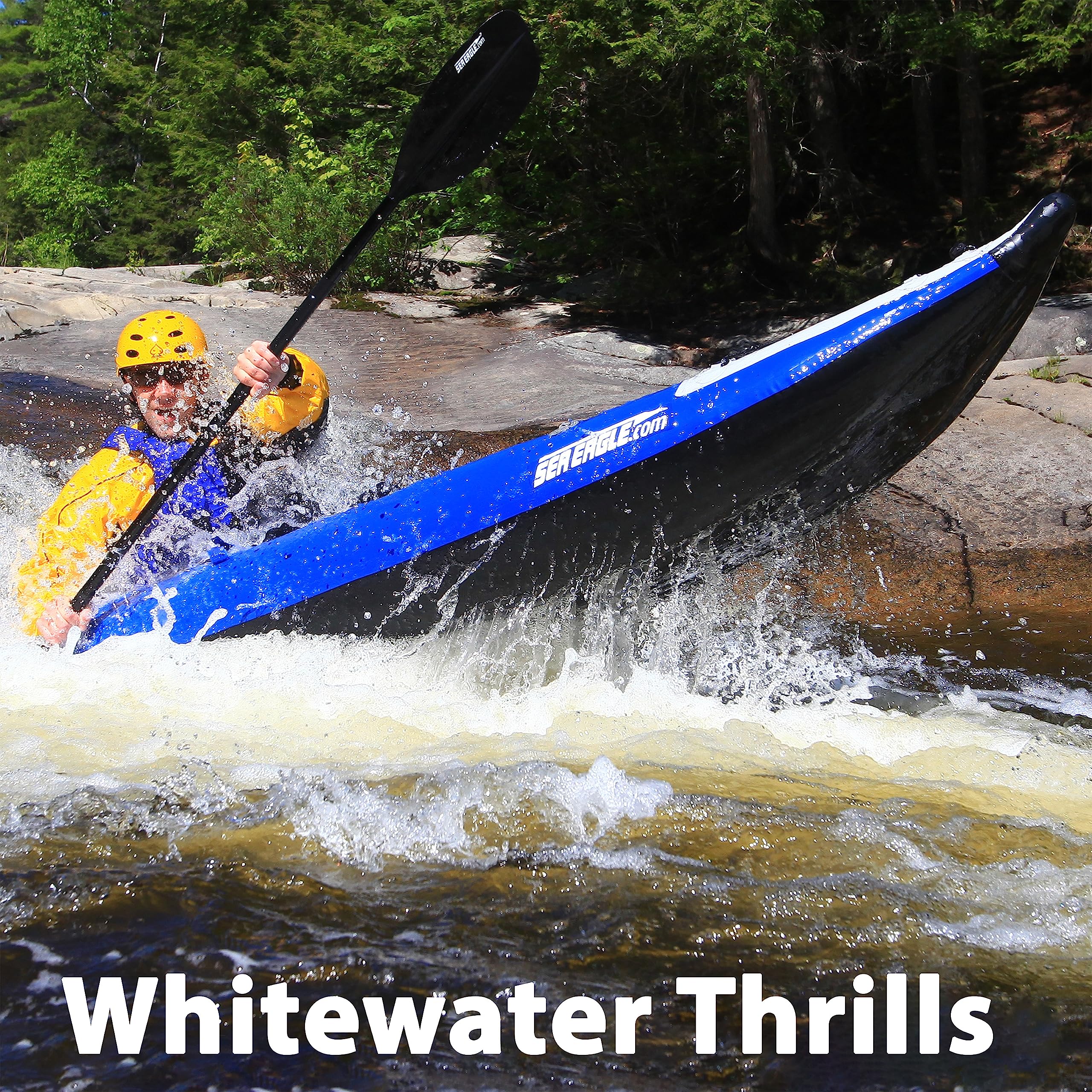 Sea Eagle 380X 12’6″ Explorer Inflatable Kayak – Self-Bailing, Drop-Stitch Floor, Removable Skeg, Whitewater & Touring - Image 34