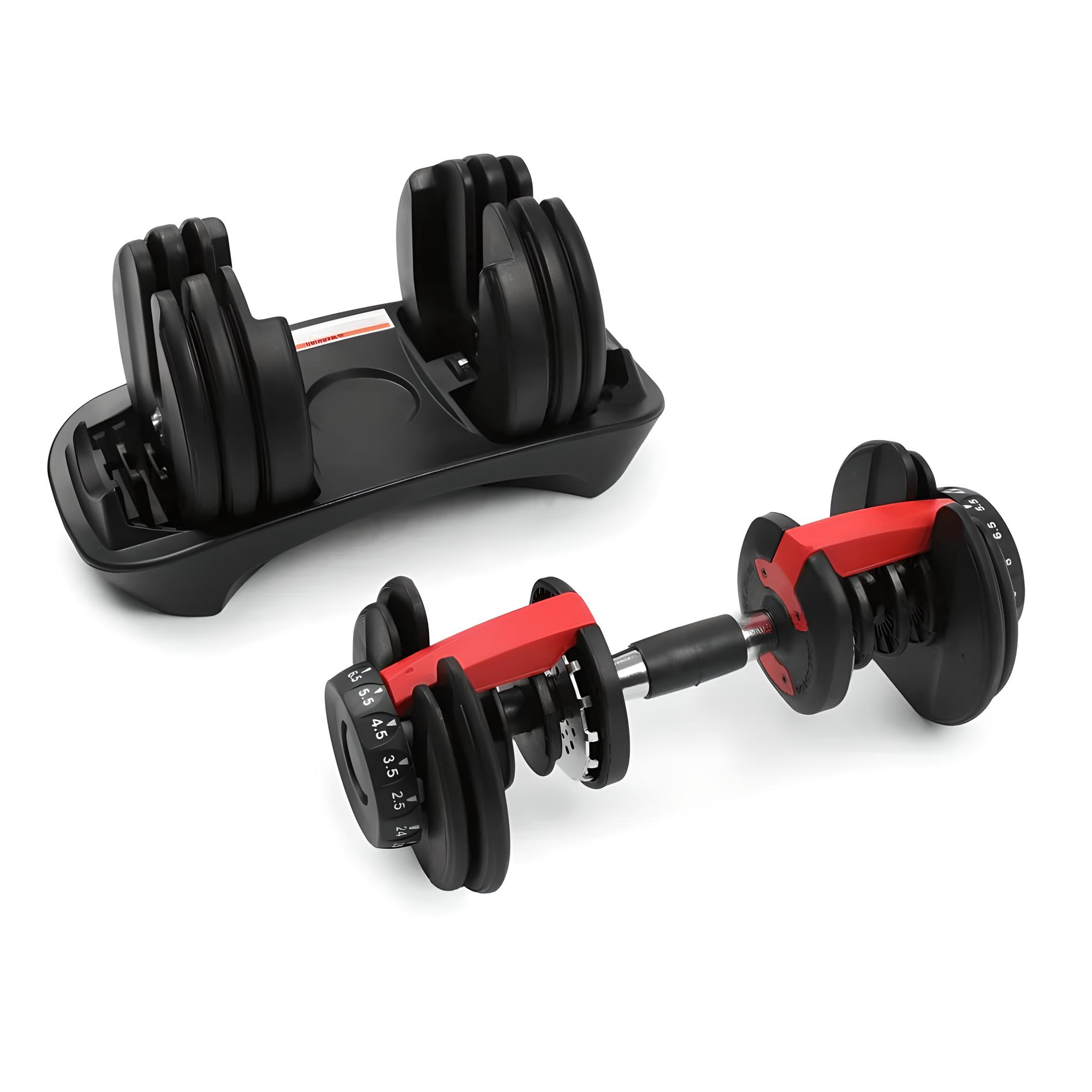 Adjustable 24kg Dumbbells Pair & 18kg Adjustable Kettlebell Package - Image 5