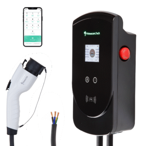 Primecom 80 Amp Level 2 EV Charger | 18ft to 50ft Cord Lengths | 22KW 220 Volt Only In ElectoGb
